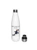 Mr. & Mrs. Panda Trinkflasche Edelstahl Orca Zylinder mit Spruch in Weiß