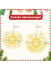 COSTWAY Leuchtkugel Weihnachten in Gold