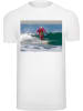 F4NT4STIC T-Shirt Batman TV Serie Joker Surfing in weiß