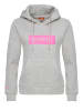 smiler. Kapuzensweatshirt Happy. in grau