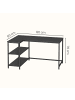 VASAGLE Computertisch Barnet in Schwarz - (B)120 x (H)76 x (T)80 cm