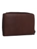 Greenburry Newport Geldbörse RFID Schutz Leder 14 cm in coffee