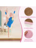 COSTWAY 240cm Schwebebalken Kinder in Rosa