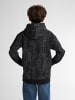 Petrol Industries All-over Print Hoodie Blue Ridge in Schwarz