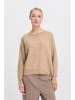 b. young Strickpullover langarm BYMONNA Baggy fit in Walnut Melange