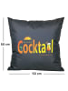 JACK Outdoor Dekokissen Motiv 50x50cm Cocktail in Orange