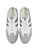 DreiMaster Maritim Sneakers Aus Leder in Weiss Blau