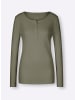 Heine Langarmshirt in khaki