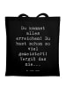 Mr. & Mrs. Panda Tasche Spruch Selbstvertrauen stärken mit Spruch in Schwarz