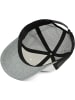 styleBREAKER Snapback Cap in Grau meliert / Weiß / Schwarz