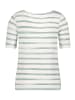 Betty Barclay Ringelshirt mit U-Boot-Ausschnitt in Cream/Mint