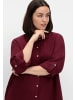 sheego Hemdbluse in weinrot