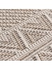 KADIMA DESIGN Teppich Outdoor Flachgewebe Ethno Muster Polypropylen Balkon in Beige