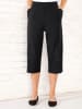 Sieh an! Capri-Freizeithose in schwarz