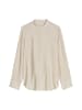 Marc O'Polo Crinkle-Bluse regular in Grey Silk