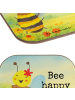 Mr. & Mrs. Panda Untersetzer Glas Biene Happy Design mit Spruch in Weiß