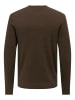 ONLY & SONS Strickpullover in Coffee Bean