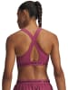 Under Armour Sport-BH "Crossback Mid Bra" in Rot