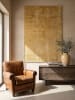 KADIMA DESIGN Läufer Uni rutschhemmend weich wohnlich Wohnzimmer Schlafzimmer in Gold