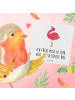 Mr. & Mrs. Panda Deluxe Karte Flamingo Stolz mit Spruch in Weiß