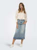 ONLY Jeansrock in Medium Blue Denim