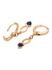 NAEMI Women Earrings in Rose Gold Navy