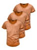 Amaci&Sons T-Shirts 3er-Pack 3. SAN FRANCISCO in (3x Orange)