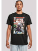 F4NT4STIC T-Shirt Star Wars Ben Kenobi Fights Alone in schwarz