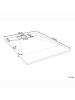 Beliani Duschwanne AZZURRO in Grau - (W) 120 x (H) 3 x (L) 80 cm