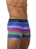 normani 6 Stück Retro Boxershorts aus Baumwolle in Rainbow Stripes