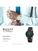 Regent Analog-Solaruhr Regent Lederarmband schwarz mittel (ca. 39mm)