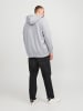 JACK & JONES PLUS Kapuzenjacke in Light Grey Melange
