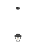 Beliani Pendelleuchten RESAVA in Schwarz - (W) 18 x (H) 81 x (L) 18 cm
