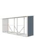 Fornorth Kaminholzregal in Grau 422x119x190cm (5.02m2)