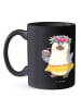 Mr. & Mrs. Panda Kaffeetasse Sommer Hippie mit Spruch in Schwarz