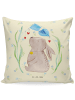 Mr. & Mrs. Panda Kissen 40x40 Hase Blume ohne Spruch in Blumig