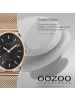 Oozoo Analog-Armbanduhr Oozoo Vintage Series rosegold extra groß (ca. 28x23mm)