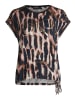 Betty Barclay Printshirt mit Tunnelzug in Dark Blue/Rosé