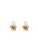 faina Women Earrings in Rose Gold Green