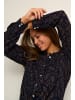 Kaffe Langarm - Hemd KAjaden Regular fit in Dark Blue/toffee Paisley Print