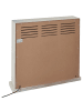 Beliani Elektrokamin mit Heizfunktion SAHARA in Beige/Weiß