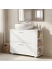 VASAGLE Waschbeckenunterschrank Custos-old in Mattweiß - (B)30 x (H)64 x (T)80 cm
