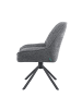 DUBI Möbel 2er-Set: Drehstuhl Mika-Mira in Grau - (B)60 x (H)88 x  (T)68 cm