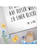 Mr. & Mrs. Panda Gästehandtuch Pinguin mit Kind mit Spruch in Weiß