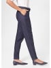 MADELEINE Bundfalten-Hose mit konischem Bein in darkblue