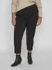 Vila Hose Slim Fit Hohe Taille Elegante Passform in Schwarz