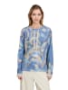 Betty Barclay Feinstrickpullover mit Print in Blue/Camel