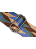 styleBREAKER Wechsel Taschengurt in Blau-Beige-Braun