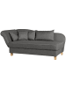 58 aufm Kessel RECAMIERE mit Armteil links klappbar Katia Flachgewebe Buche/anthrazit