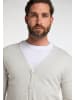 MO Herren Cardigan in Hellgrau Melange